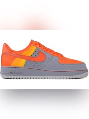 RARE Y2K NWOB NEW 2007 Nike Air Force 1 Low Barkley Pack Stealth Orange Sz 10